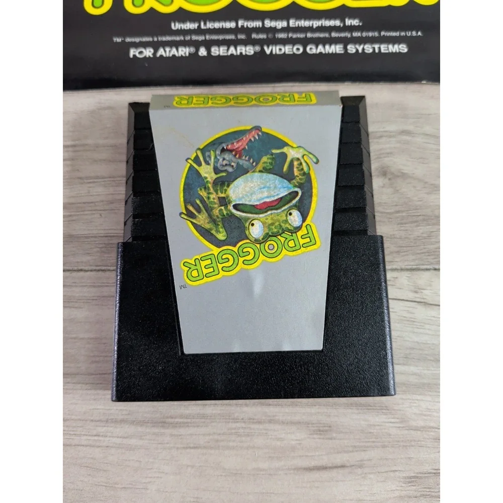 Frogger Atari 2600 Vintage 1982 Video Game Cartridge With Manual VTG 80S ARCADE